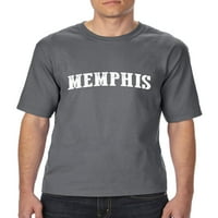 Нормално е скучно - тениска на големи мъже, до висок размер 3xlt - Memphis
