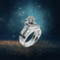 Диамантен пръстен на Mnjin Rose, Диамантен пръстен на Свети Валентин, Розов пръстен, Диамант, Спар-Кле пръстен, лек пръстен, нов творчески пръстен, може да бъде подреден, за да носи модата на женската мода c