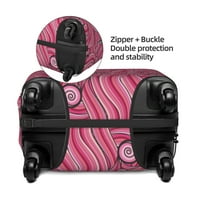 Протектор за покритие на багаж за пътуване, рисуване на декоративни флорални куфари за багаж, малък размер