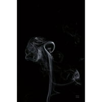 Larson, Nathan Black Modern Framed Museum Art Print, озаглавен - Smoke v