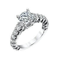 Бижута вода капка с форма на пълен диамант любов меден пръстен моден кухо пръстен