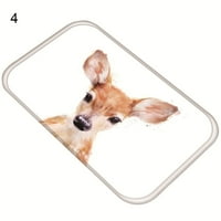 Xyer Animal Pattern Floor Mat Anti-Oil Flannel Fadeless Faleless Windable Door Matt за хотел