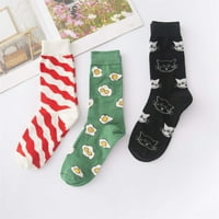 Сладки 3D животински чорапи с подарък bo coral чорапи Зима сгъстени карикатурни бродерия Етаж Коледни чорапи