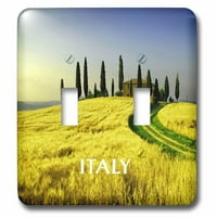 3Drose красиви хълмове на Тоскана Италия - превключвател с двойно превключване