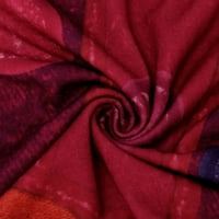Дамски върхове и блузи до 50% отстъпка от лятото късо ръкав реколта геометрична тениска за печат отгоре разхлабени тениски удобни туника блуза за легази торбисти тениска горещо розово l