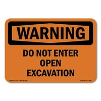 Предупредителен знак - Не влизайте в отворени разкопки