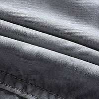 Homadles мъжки разтегателни къси панталони- ежедневни цветове на единствен цвят на сив размер l