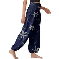 Баок йога панталони панталони бохо йога удобни разхлабени пижама бохо пижама хипи женски панталони панталони панталони панталони за жени ВМС