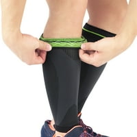 Yuehao чорапи компресия за чорапи телешка болка компресиране на крак релеф телешки ръкав с шина чорапи черни черни