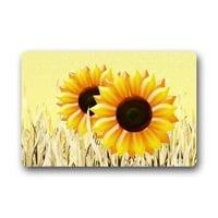 Winhome Beautiful Sunflowers Doremat Floor Rets Килими на открито вътре в закрит портиер