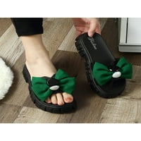 Sanviglor жени водоустойчиви сандали Отворени пръсти Платформа сандал Плъзгане на слайдове Пазаруване Мода PVC ежедневни обувки Комфорт лято Черно зелено 7